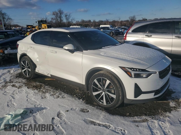 2022 Polestar 2 with VIN LPSED3KA3NL054263, listed as a Copart auction lot 89042935 with 29,629 mi miles and Salvage Title. Bid and sale history available at carsss.com. Image 4.
