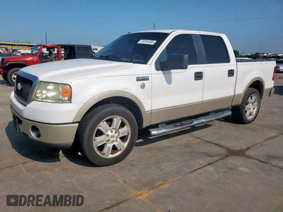 2008 Ford F-150 XLT with VIN 1FTPW12V88FA34563, listed as a Copart auction lot 59134185 with Not provided miles and Clean title. Bid and sale history available at DreamBid. Image 1.