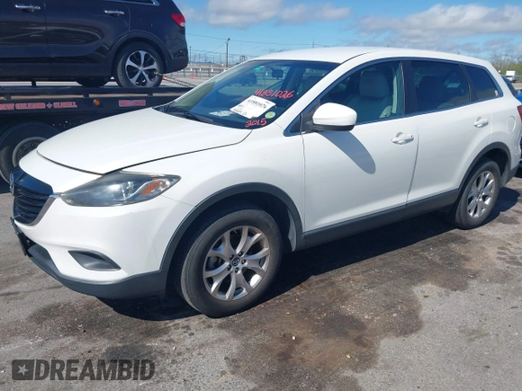 2015 Mazda CX-9 Sport with VIN JM3TB2BV3F0455632, listed as a IAAI auction lot 41881026 with 102,201 mi miles and . Bid and sale history available at carsss.com. Image 14.