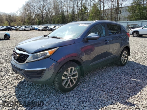 2014 Kia Sportage LX with VIN KNDPB3AC6E7584745, listed as a Copart auction lot 54323715 with 111,675 mi miles and Clean Title. Bid and sale history available at carsss.com. Image 1.