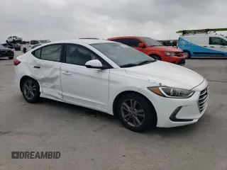 2017 Hyundai Elantra SE with VIN 5NPD84LF4HH115698, listed as a Copart auction lot 51872295 with 53,587 mi miles and Salvage Title. Bid and sale history available at DreamBid. Image 4.