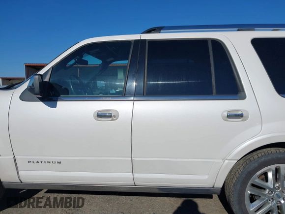 2015 Ford Expedition Platinum with VIN 1FMJU1MT9FEF34821, listed as a IAAI auction lot 41858834 with 61,796 mi miles and . Bid and sale history available at DreamBid. Image 15.
