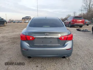 2016 Infiniti Q50 2.0t Premium with VIN JN1CV7AR3GM250973, listed as a IAAI auction lot 41099907 with 115,173 mi miles. Bid and sale history available at carsss.com. Image 17.