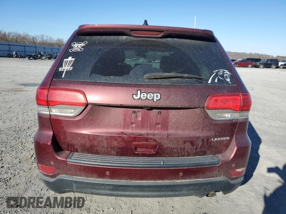 2018 Jeep Grand Cherokee Laredo E with VIN 1C4RJEAG2JC110769, listed as a Copart auction lot 45806125 with 102,293 mi miles and Salvage Title. Bid and sale history available at carsss.com. Image 6.