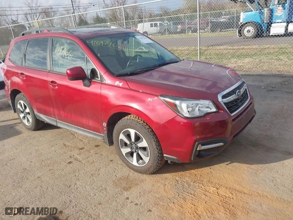 2017 Subaru Forester Premium with VIN JF2SJAGC5HH491546, listed as a IAAI auction lot 41897966 with 133,299 mi miles. Bid and sale history available at carsss.com. Image 1.