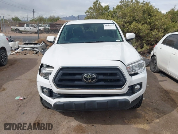 2021 Toyota Tacoma SR with VIN 3TYAX5GN6MT018475, listed as a IAAI auction lot 41966835 with 42,780 mi miles and . Bid and sale history available at DreamBid. Image 12.