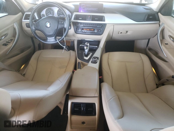 2013 BMW 3 Series 328i with VIN WBA3C1G52DNR46327, listed as a Copart auction lot 49737145 with 105,670 mi miles and Salvage Title. Bid and sale history available at DreamBid. Image 8.