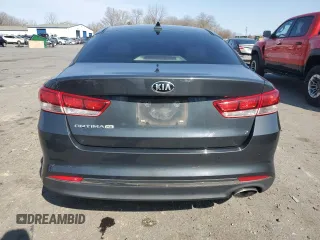 2016 Kia Optima LX with VIN 5XXGT4L39GG020694, listed as a Copart auction lot 47750655 with 120,698 mi miles and Salvage Title. Bid and sale history available at carsss.com. Image 6.
