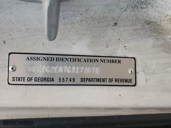 2016 Mercedes-Benz Metris Cargo Van with VIN WD3PG2EA7G3171676, listed as a Copart auction lot 72991194 with 97,136 mi miles and Salvage Title. Bid and sale history available at carsss.com. Image 14.