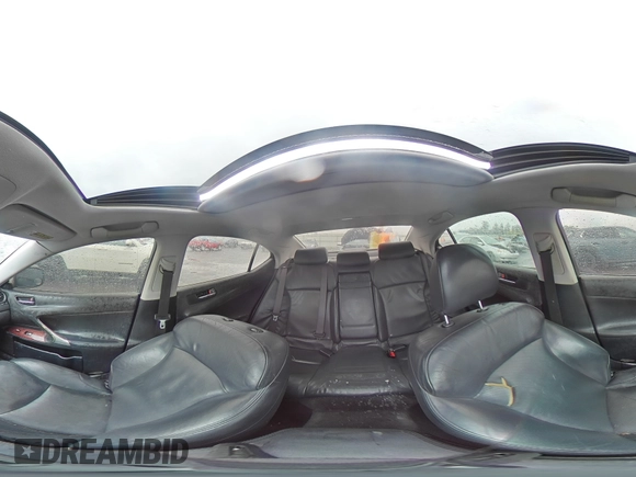 2008 Lexus IS 250 with VIN JTHBK262482073880, listed as a Copart auction lot 58174505 with 176,582 mi miles and Salvage title. Bid and sale history available at DreamBid. Image 14.