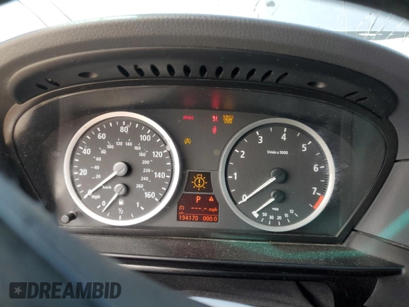 2006 BMW 5 Series 530xi with VIN WBANF73546CG68265, listed as a Copart auction lot 51184425 with 194,170 mi miles and Salvage Title. Bid and sale history available at DreamBid. Image 9.