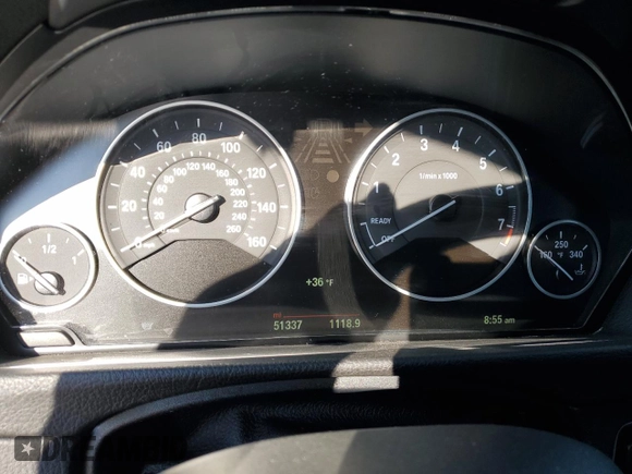 2015 BMW 3 Series 328i xDrive with VIN WBA3B5C50FF963558, listed as a Copart auction lot 46451985 with 51,337 mi miles and Salvage Title. Bid and sale history available at carsss.com. Image 9.