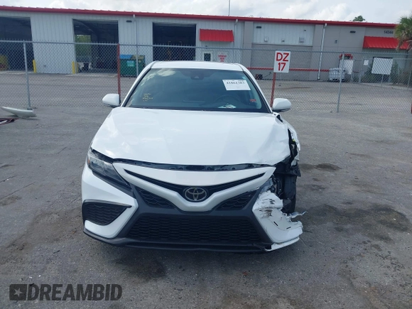 2022 Toyota Camry SE with VIN 4T1T11AK7NU668664, listed as a IAAI auction lot 41861383 with 7,843 mi miles. Bid and sale history available at carsss.com. Image 12.