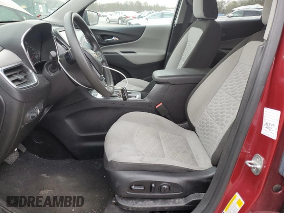 2020 Chevrolet Equinox LT with VIN 2GNAXUEV5L6201522, listed as a Copart auction lot 53795165 with 100,318 mi miles and Salvage Title. Bid and sale history available at DreamBid. Image 7.