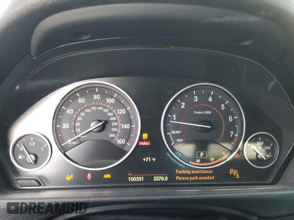 2015 BMW 4 Series 428i with VIN WBA3N3C53FK234442, listed as a Copart auction lot 46535395 with 100,351 mi miles and Salvage Title. Bid and sale history available at DreamBid. Image 9.