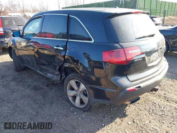 2010 Acura MDX with VIN 2HNYD2H21AH513886, listed as a IAAI auction lot 41358518 with 187,824 mi miles. Bid and sale history available at carsss.com. Image 3.