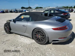 2017 Porsche 911 Carrera S with VIN WP0CB2A90HS155311, listed as a Copart auction lot 59953414 with 36,818 mi miles and Salvage Title. Bid and sale history available at carsss.com. Image 2.