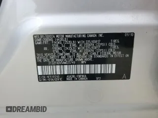 2010 Toyota RAV4 with VIN 2T3ZF4DV5AW025749, listed as a Copart auction lot 53789235 with 161,428 mi miles and Salvage Title. Bid and sale history available at carsss.com. Image 13.
