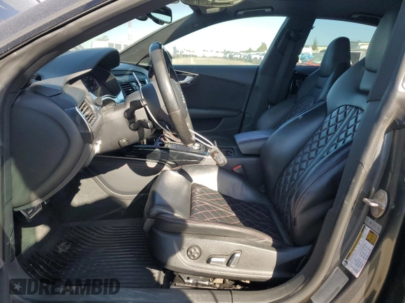 2017 Audi A7 Premium Plus with VIN WAUW3AFC2HN051875, listed as a Copart auction lot 43174955 with 125,521 mi miles and Salvage Title. Bid and sale history available at carsss.com. Image 7.
