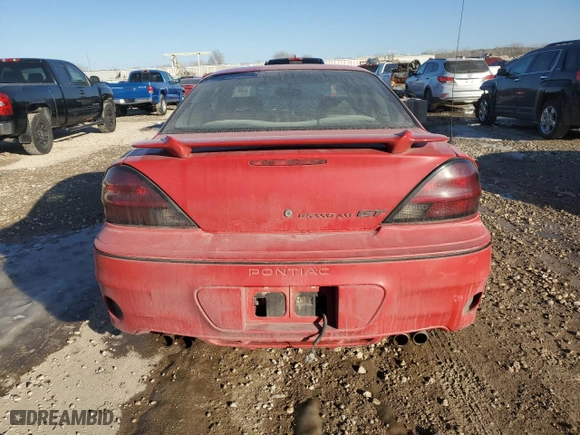 2004 Pontiac Grand Am GT with VIN 1G2NW12E24M640880, listed as a Copart auction lot 42610345 with 190,087 mi miles and Salvage Title. Bid and sale history available at carsss.com. Image 6.