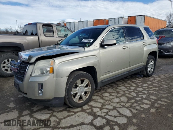 2013 GMC Terrain SLE with VIN 2GKALMEK9D6389543, listed as a Copart auction lot 88370955 with 190,231 mi miles and Salvage Title. Bid and sale history available at carsss.com. Image 1.