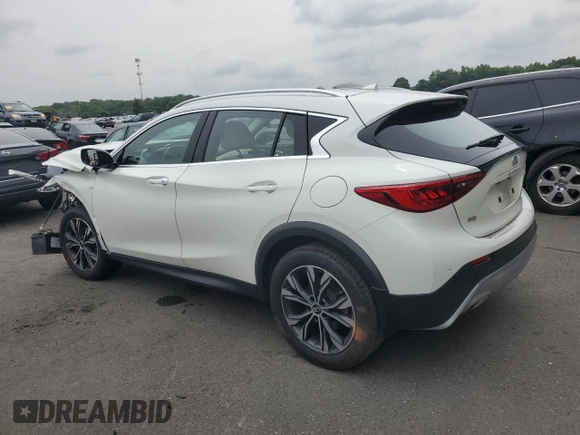 2018 Infiniti QX30 Premium с VIN SJKCH5CR6JA052481, выставлен на аукционе Copart как лот 64253694 с пробегом 36 331 миль миль и Списание • Salvage title. История ставок и продаж доступна на DreamBid. Изображение 2.