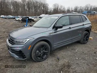 2023 Volkswagen Tiguan SE R-Line Black with VIN 3VV8B7AX4PM072166, listed as a Copart auction lot 86540234 with 21,411 mi miles and Salvage Title. Bid and sale history available at DreamBid. Image 1.