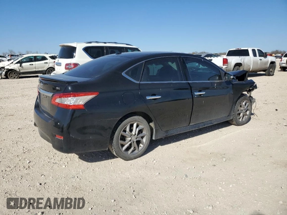 2015 Nissan Sentra SR with VIN 3N1AB7APXFY343418, listed as a Copart auction lot 47954465 with 92,077 mi miles and Salvage Title. Bid and sale history available at DreamBid. Image 3.
