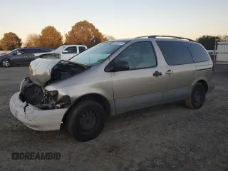 2000 Toyota Sienna LE with VIN 4T3ZF13C5YU206052, listed as a Copart auction lot 80003814 with 0 mi miles and Salvage Title. Bid and sale history available at carsss.com. Image 1.