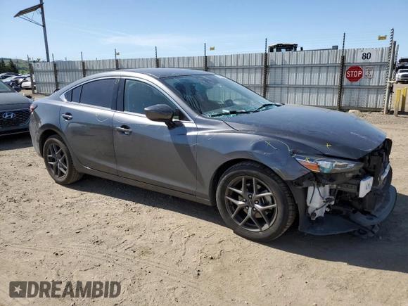 2020 Mazda 6 Sport with VIN JM1GL1UM8L1516694, listed as a Copart auction lot 52629895 with 59,034 mi miles and Salvage Title. Bid and sale history available at DreamBid. Image 4.
