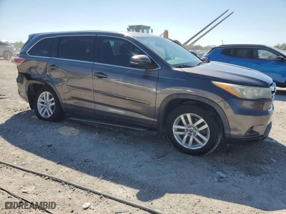 2016 Toyota Highlander LE with VIN 5TDZARFH5GS017910, listed as a Copart auction lot 47396115 with 145,625 mi miles and Salvage Title. Bid and sale history available at carsss.com. Image 4.