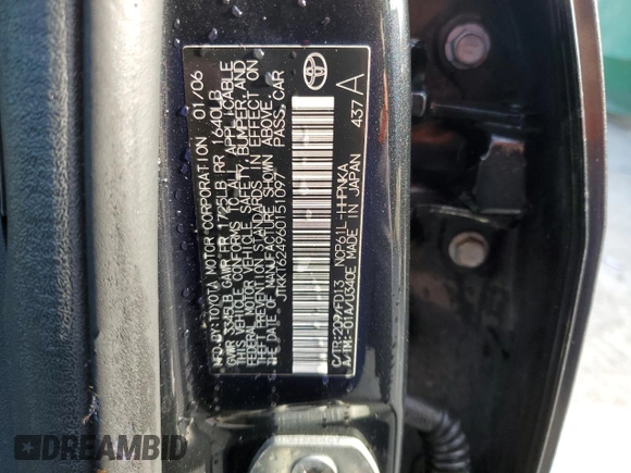 2006 Scion xA with VIN JTKKT624960151097, listed as a Copart auction lot 50886535 with 90,332 mi miles and Salvage Title. Bid and sale history available at carsss.com. Image 13.
