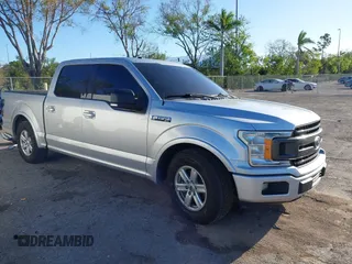 2018 Ford F-150 XL with VIN 1FTEW1C59JFB80675, listed as a IAAI auction lot 41734330 with 68,495 mi miles. Bid and sale history available at carsss.com. Image 1.