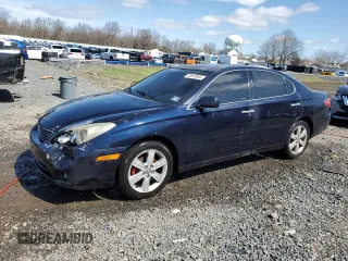 2005 Lexus ES 330 with VIN JTHBA30G555063396, listed as a Copart auction lot 50943665 with 201,836 mi miles and Salvage Title. Bid and sale history available at carsss.com. Image 1.