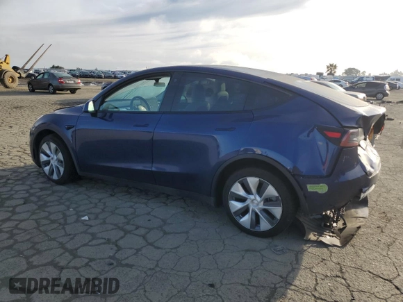 2022 Tesla Model Y Long Range with VIN 7SAYGDEE2NF419229, listed as a Copart auction lot 49902165 with 40,369 mi miles and Salvage Title. Bid and sale history available at DreamBid. Image 2.