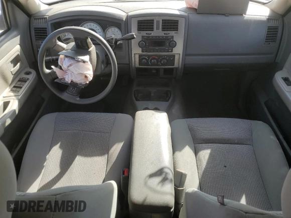 2007 Dodge Dakota SLT with VIN 1D7HE48N37S107379, listed as a Copart auction lot 78156304 with 129,092 mi miles and Salvage Title. Bid and sale history available at DreamBid. Image 8.