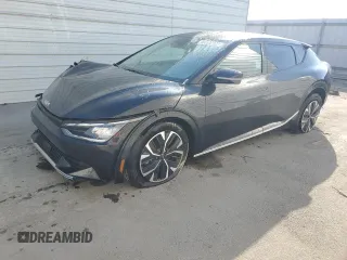 2023 Kia EV6 Wind with VIN KNDC34LA9P5111255, listed as a Copart auction lot 75493074 with 78,294 mi miles and Salvage Title. Bid and sale history available at carsss.com. Image 1.