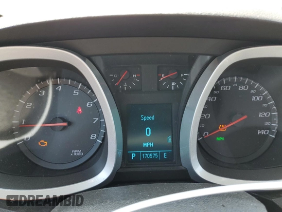 2010 Chevrolet Equinox 1LT with VIN 2CNALDEW5A6370106, listed as a Copart auction lot 50435655 with 170,575 mi miles and Clean Title. Bid and sale history available at DreamBid. Image 9.