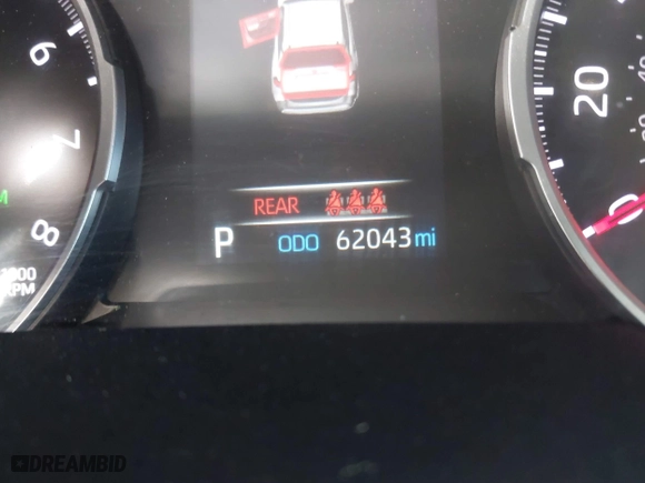 2022 Toyota RAV4 XLE with VIN 2T3P1RFV3NC266202, listed as a IAAI auction lot 41702818 with 62,043 mi miles. Bid and sale history available at carsss.com. Image 16.