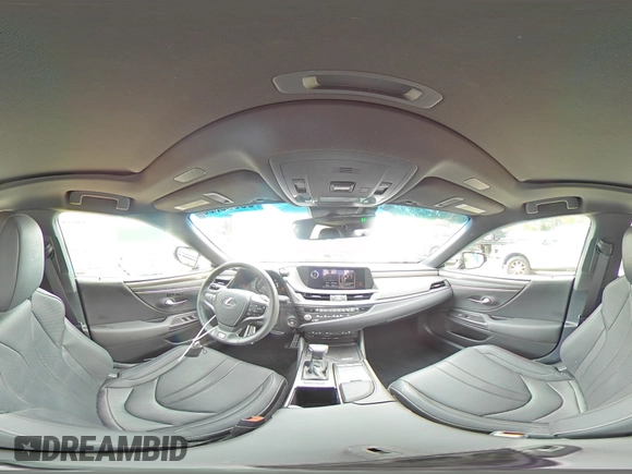 2021 Lexus ES 350 F Sport with VIN 58AGZ1B17MU097619, listed as a Copart auction lot 53339995 with 24,989 mi miles and Salvage title. Bid and sale history available at DreamBid. Image 14.