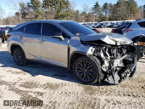 2020 Lexus RX with VIN 2T2SZMDA7LC228592, listed as a Copart auction lot 44182005 with 54,387 mi miles and Salvage Title. Bid and sale history available at carsss.com. Image 4.