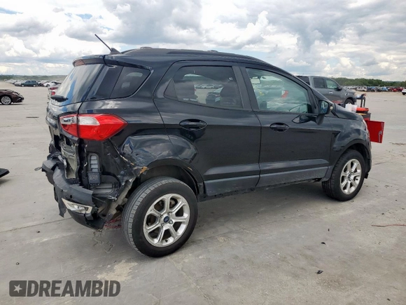 2019 Ford EcoSport SE with VIN MAJ6S3GL0KC259858, listed as a Copart auction lot 56474165 with 56,903 mi miles and Salvage Title. Bid and sale history available at DreamBid. Image 3.