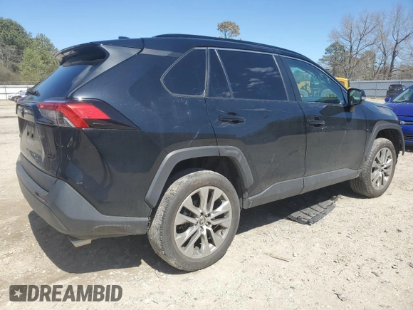 2022 Toyota RAV4 XLE Premium with VIN 2T3C1RFV7NC198419, listed as a Copart auction lot 50213545 with 36,863 mi miles and Salvage Title. Bid and sale history available at carsss.com. Image 3.