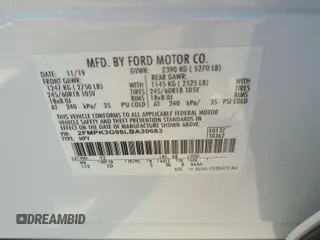 2020 Ford Edge SE с VIN 2FMPK3G98LBA30683, выставлен на аукционе IAAI как лот 42550081 с пробегом 89 099 миль миль и . История ставок и продаж доступна на DreamBid. Изображение 13.