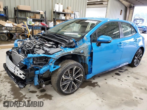 2022 Toyota Corolla Hatchback XSE with VIN JTNC4MBE0N3173052, listed as a Copart auction lot 63792534 with 26,314 mi miles and Salvage Title. Bid and sale history available at carsss.com. Image 1.