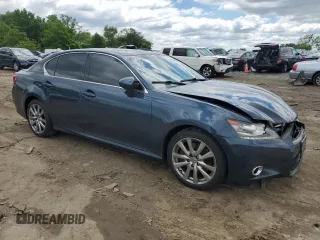 2013 Lexus GS 350 with VIN JTHCE1BL2D5007633, listed as a Copart auction lot 55357954 with 196,880 mi miles and Salvage Title. Bid and sale history available at carsss.com. Image 4.