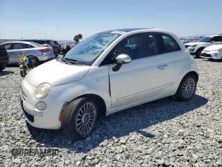 2012 FIAT 500 Lounge with VIN 3C3CFFCR5CT122857, listed as a Copart auction lot 64419545 with 97,605 mi miles and Salvage title. Bid and sale history available at DreamBid. Image 1.