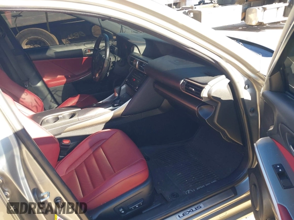 2017 Lexus IS with VIN JTHCM1D21H5023173, listed as a IAAI auction lot 41824224 with 138,629 mi miles. Bid and sale history available at carsss.com. Image 5.