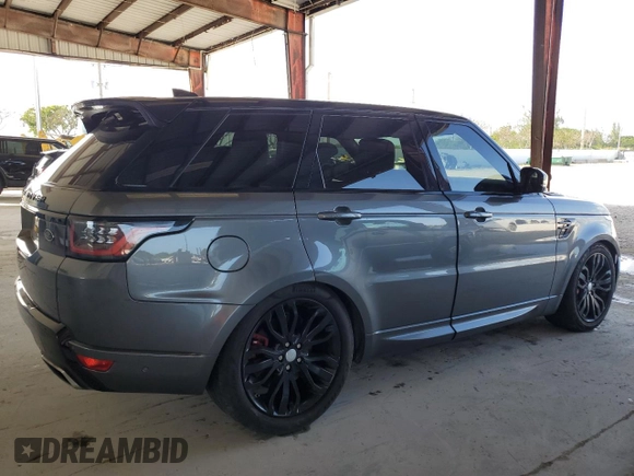 2018 Land Rover Range Rover Sport with VIN SALWR2RE7JA185985, listed as a Copart auction lot 77225774 with 101,268 mi miles and Salvage Title. Bid and sale history available at carsss.com. Image 3.