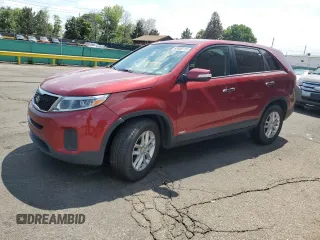 2015 Kia Sorento LX with VIN 5XYKTCA68FG608596, listed as a Copart auction lot 63098115 with 71,648 mi miles and Salvage title. Bid and sale history available at DreamBid. Image 1.